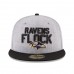Men's Baltimore Ravens New Era Heather Gray/Black 2018 NFL Draft Official On-Stage 59FIFTY Fitted Hat 2979384
